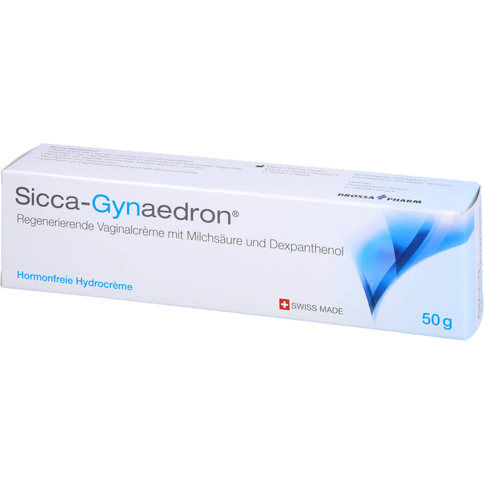 Sicca-Gynaedron regenerierende Vaginalcreme mit Milchsäure und Dexpanthenol, 50 g Creme