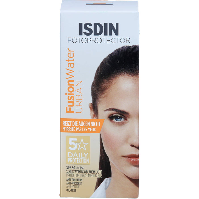 ISDIN Fotoprotector Fusion Water Urban LSF 30 zum Schutz und zur Pflege der Haut, 50 ml Creme