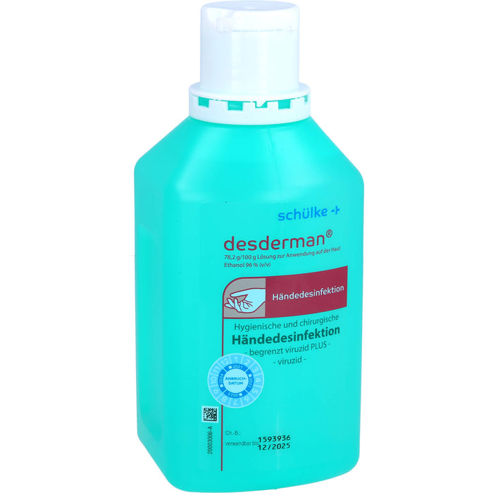 Desderman hygienische und chirurgische Händedesinfektion, 500 ml Lösung