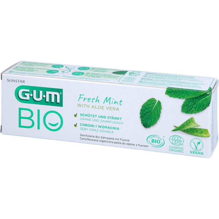 GUM BIO Fresh Mint Zahnpasta, 75 ml Zahncreme