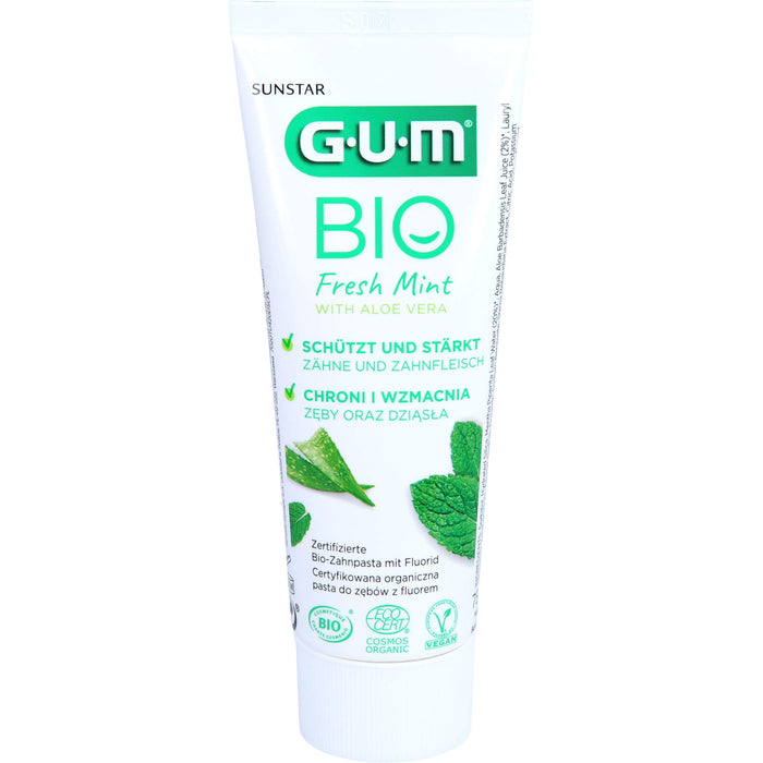 GUM BIO Fresh Mint Zahnpasta, 75 ml Zahncreme