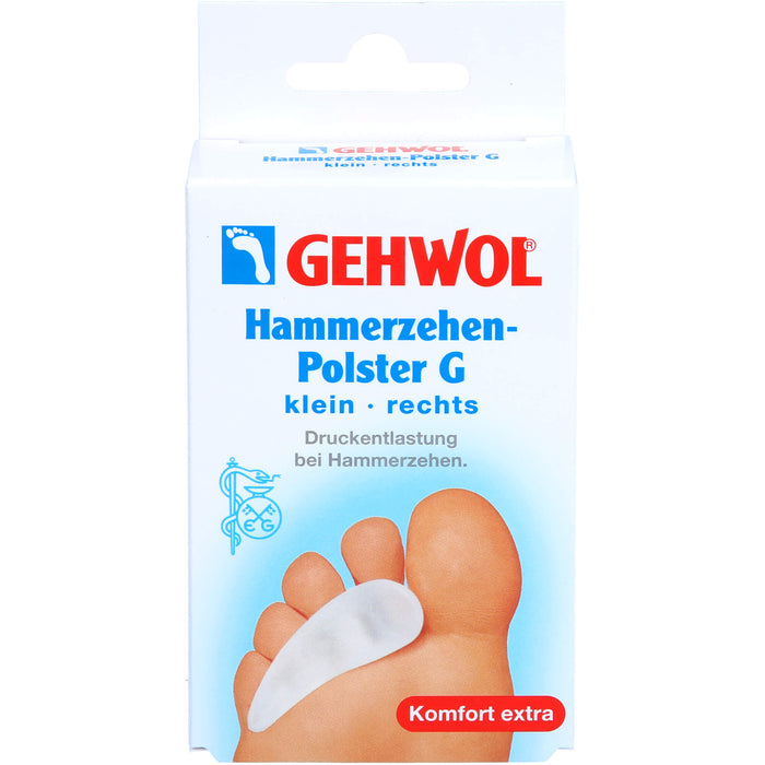 GEHWOL Hammerzehen-Polster G klein rechts, 1 St. Pflaster