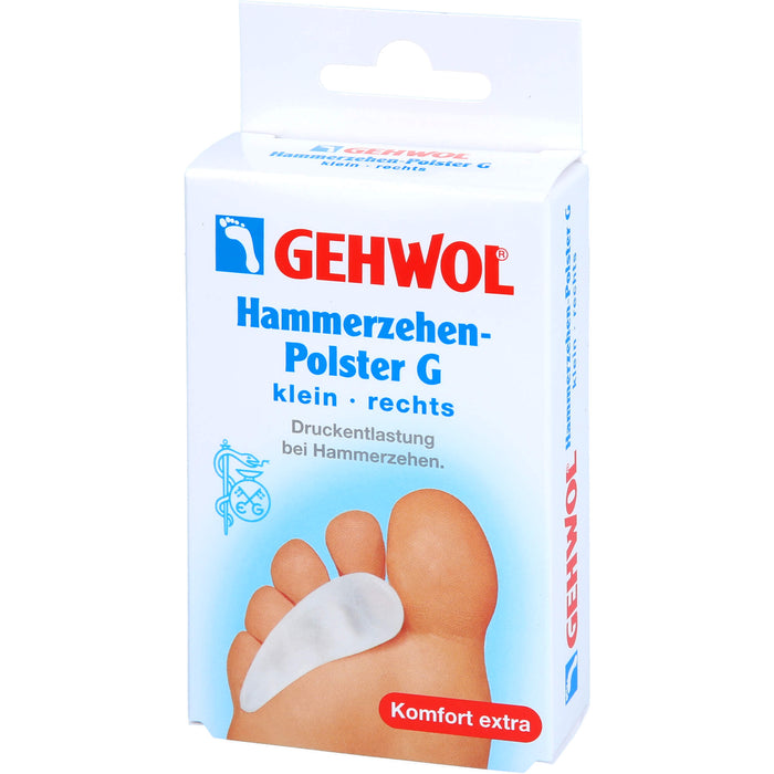 GEHWOL Hammerzehen-Polster G klein rechts, 1 St. Pflaster