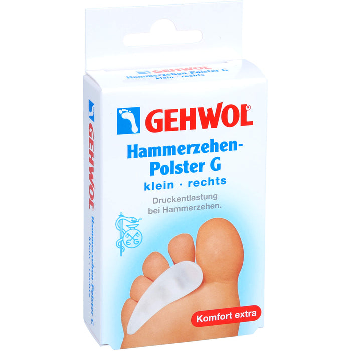 GEHWOL Hammerzehen-Polster G klein rechts, 1 St. Pflaster