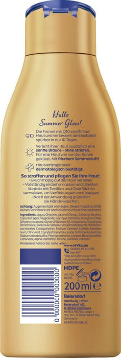 NIVEA Body Lotion Straffend + Bräunend, 200 ml Lotion