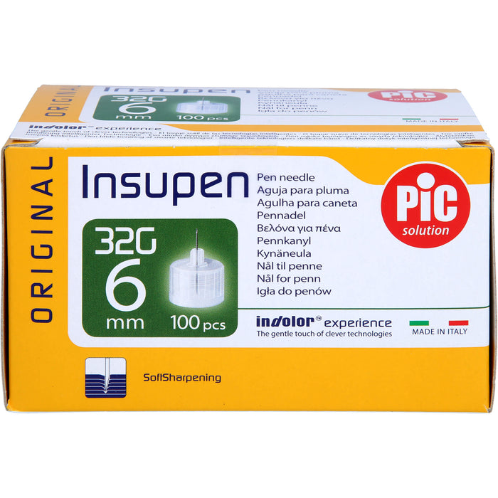 Insupen Pen Nadeln Original 32G 6 mm, 100 St. Kanülen
