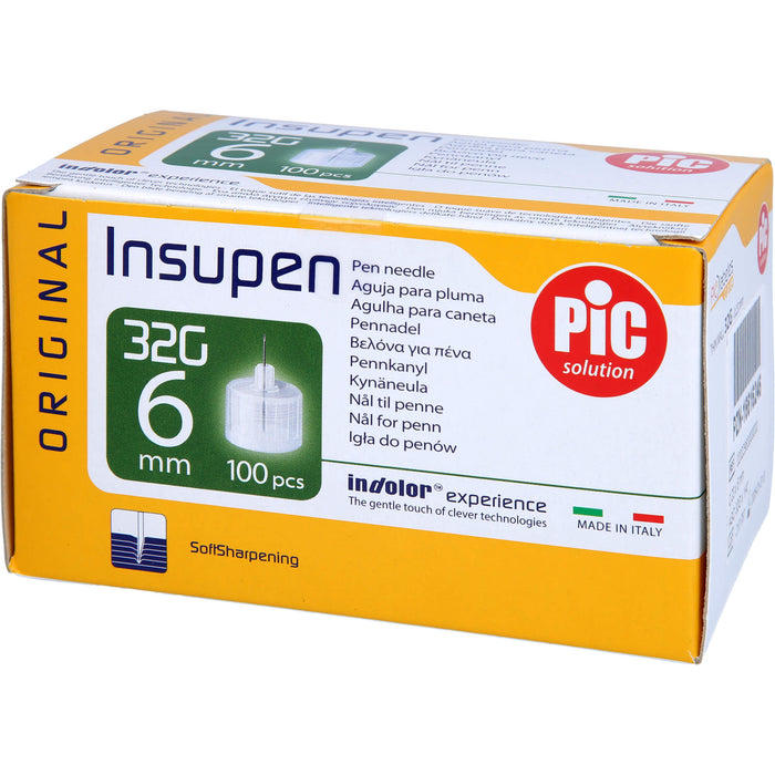 Insupen Pen Nadeln Original 32G 6 mm, 100 St. Kanülen