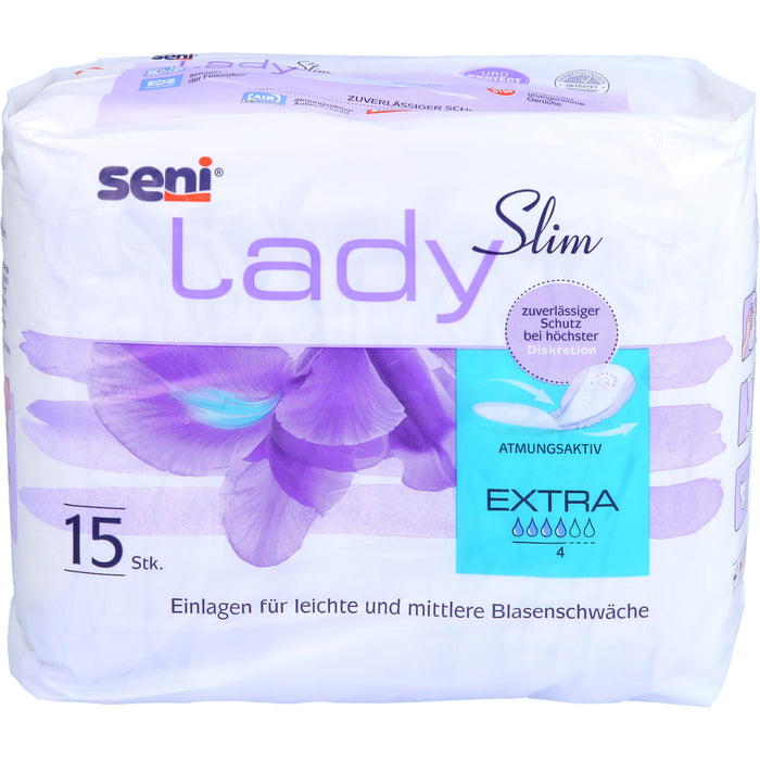 Seni Lady Slim extra Inkontinenzeinlage, 15 St