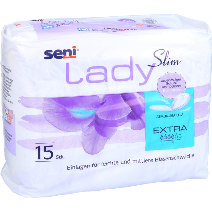 Seni Lady Slim extra Inkontinenzeinlage, 15 St