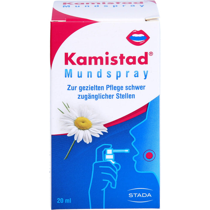 Kamistad Mundspray bei Zahnfleischentzündungen und Aphten, 20 ml Lösung