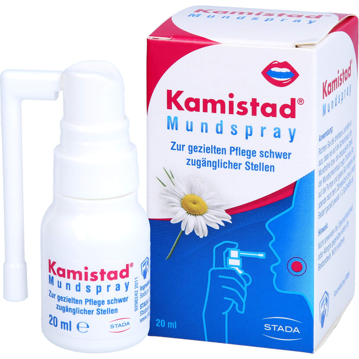 Kamistad Mundspray bei Zahnfleischentzündungen und Aphten, 20 ml Lösung