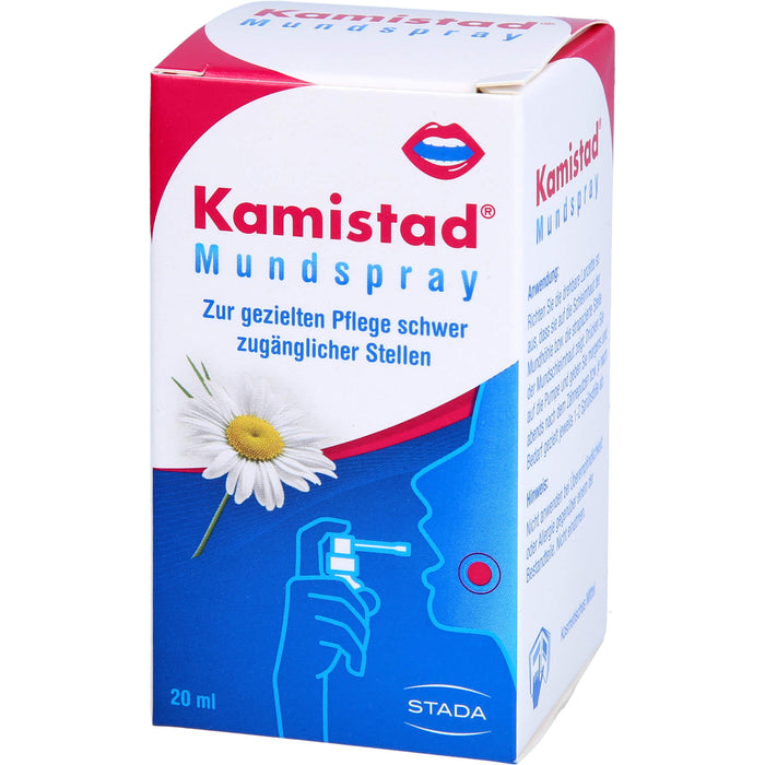 Kamistad Mundspray bei Zahnfleischentzündungen und Aphten, 20 ml Lösung