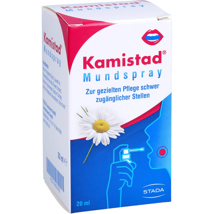 Kamistad Mundspray bei Zahnfleischentzündungen und Aphten, 20 ml Lösung