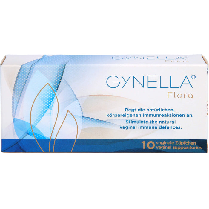 GYNELLA Flora vaginale Zäpfchen regt die natürlichen, körpereigenen Immunreaktionen an, 10 St. Zäpfchen