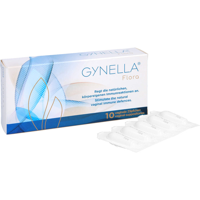 GYNELLA Flora vaginale Zäpfchen regt die natürlichen, körpereigenen Immunreaktionen an, 10 St. Zäpfchen