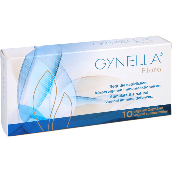 GYNELLA Flora vaginale Zäpfchen regt die natürlichen, körpereigenen Immunreaktionen an, 10 St. Zäpfchen