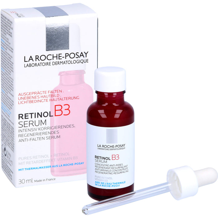 LA ROCHE-POSAY Retinol B3 Serum intensiv korrigierendes, regenerierendes anti-Falten Serum, 30 ml Lösung