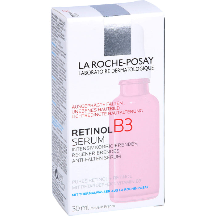 LA ROCHE-POSAY Retinol B3 Serum intensiv korrigierendes, regenerierendes anti-Falten Serum, 30 ml Lösung
