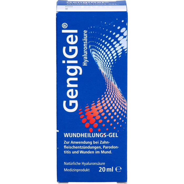 GengiGel Wundheilungsgel bei Zahnfleischentzündungen, Parodontitis und Wunden im Mund, 20 ml Gel