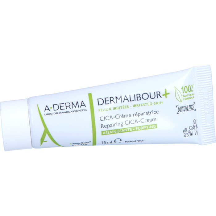 A-DERMA Dermalibour reparierende CICA-Creme, 15 ml Creme