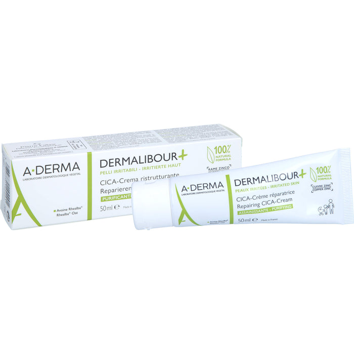 A-DERMA Dermalibour + reparierende CICA-Creme, 50 ml Creme