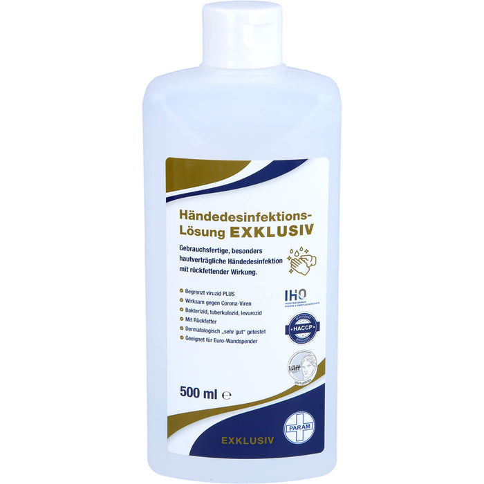 PARAM Händedesinfektions-Lösung Exklusiv, 500 ml Lösung