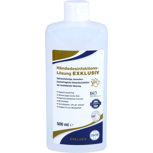 PARAM Händedesinfektions-Lösung Exklusiv, 500 ml Lösung