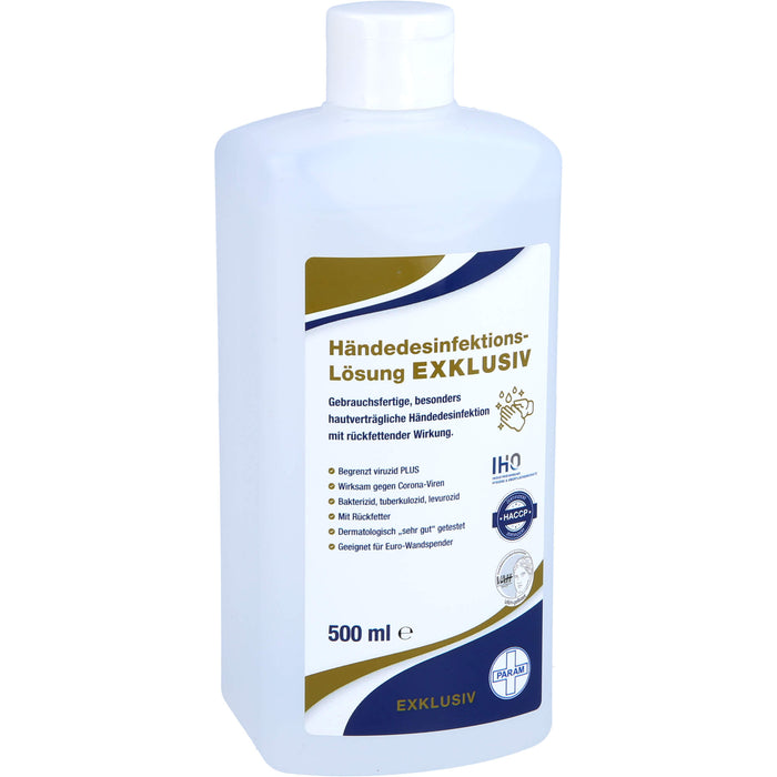 PARAM Händedesinfektions-Lösung Exklusiv, 500 ml Lösung