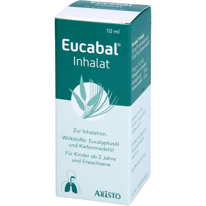 Eucabal Inhalat 5 g/10 g Lösung zur Inhalation bei Erkältungskrankheiten, 10 ml Lösung