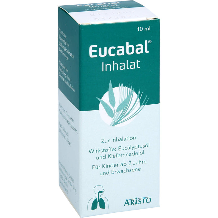 Eucabal Inhalat 5 g/10 g Lösung zur Inhalation bei Erkältungskrankheiten, 10 ml Lösung