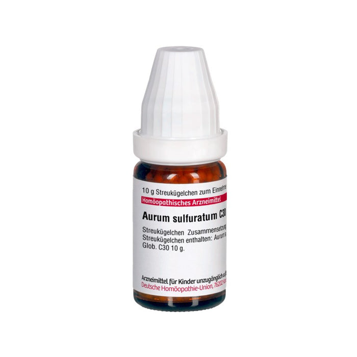 DHU Aurum sulfuratum C30 Globuli, 10 g Globuli