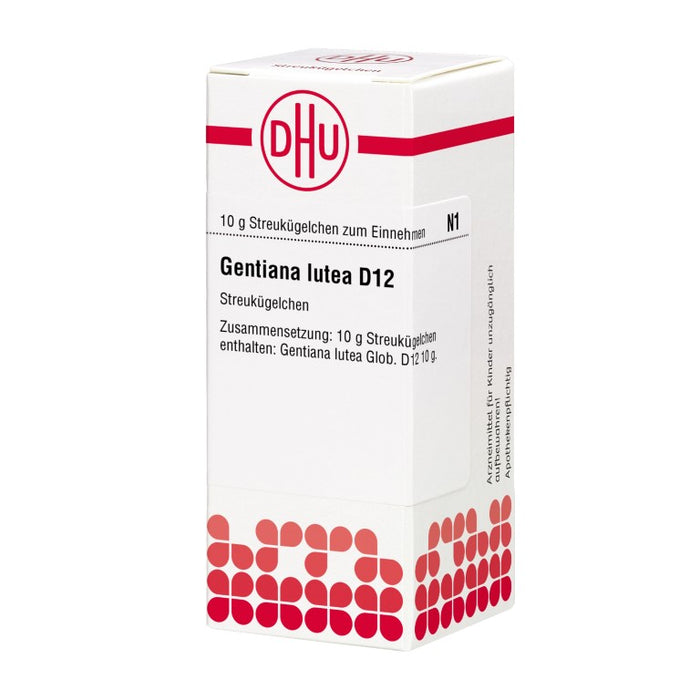 DHU Gentiana lutea D12 Globuli, 10 g Globuli
