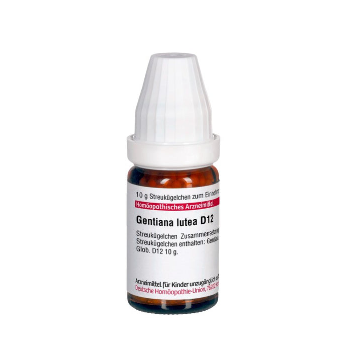 DHU Gentiana lutea D12 Globuli, 10 g Globuli