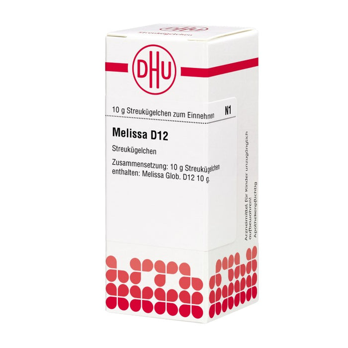 DHU Melissa D12 Globuli, 10 g Globuli