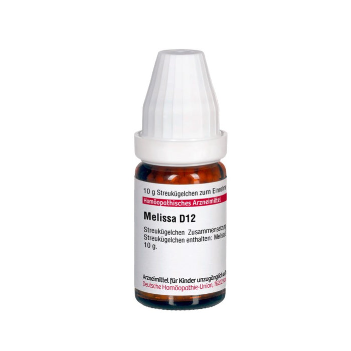DHU Melissa D12 Globuli, 10 g Globuli