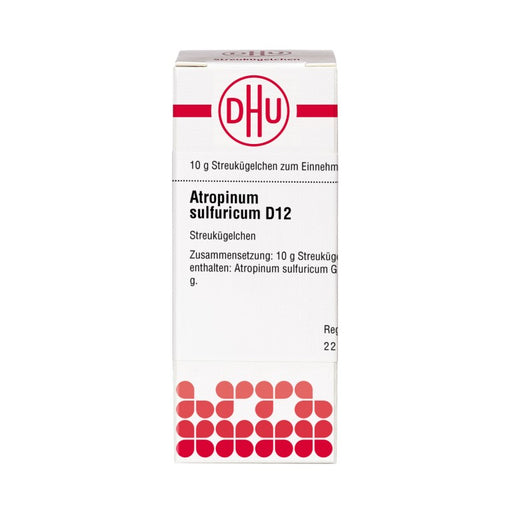 DHU Atropinum sulfuricum D12 Globuli, 10 g Globuli