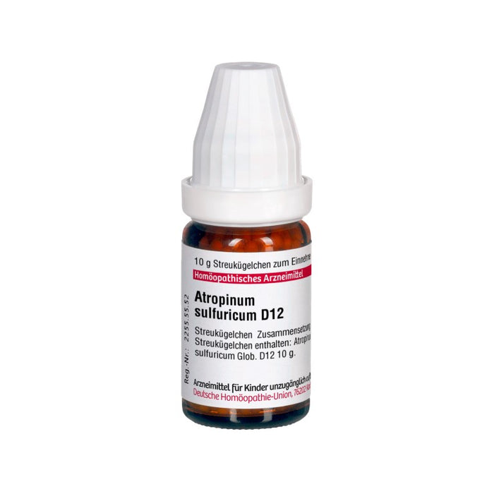 DHU Atropinum sulfuricum D12 Globuli, 10 g Globuli