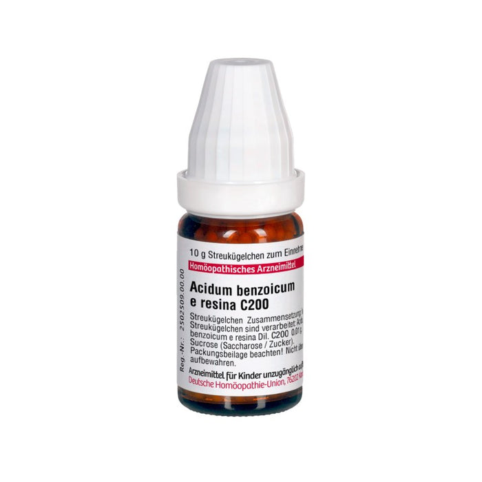 DHU Acidum benzoicum e resina C200 Globuli, 10 g Globuli