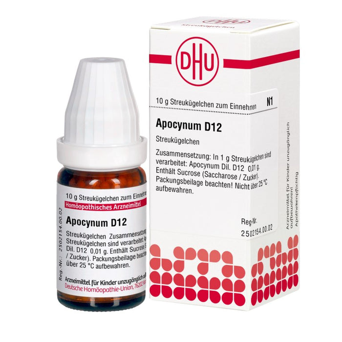 DHU Apocynum D12 Globuli, 10 g Globuli