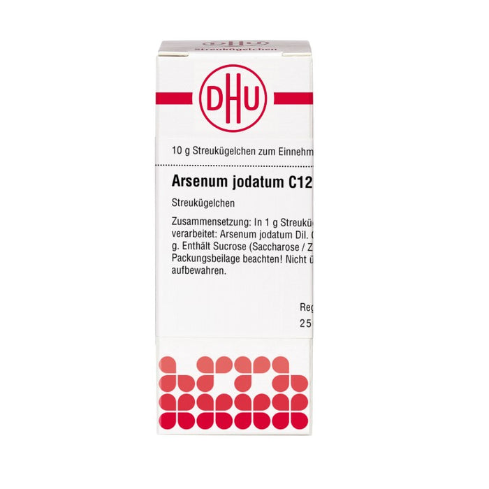 Arsenum jodatum C12 DHU Globuli, 10 g GLO