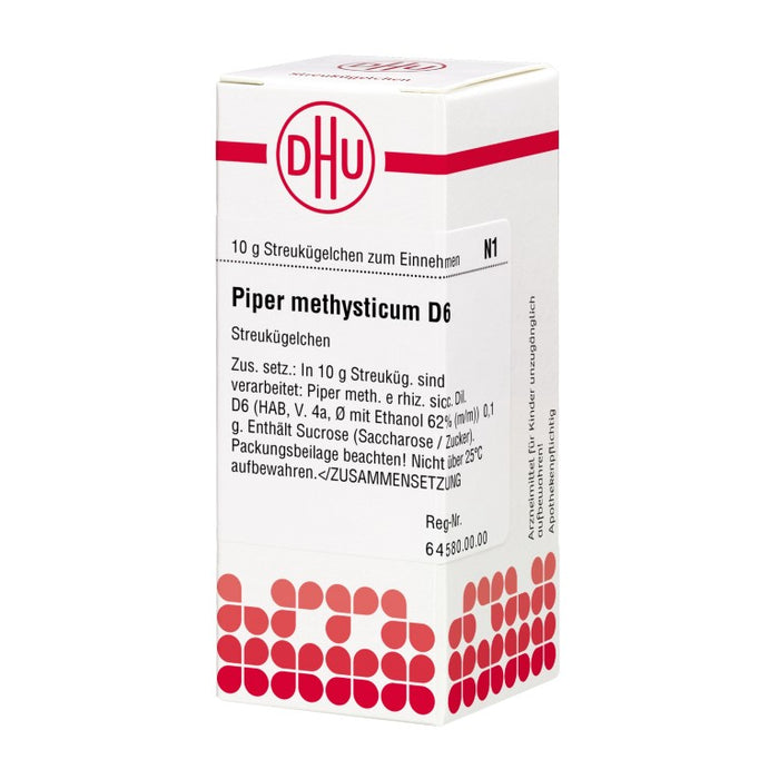 DHU Piper methysticum D6 Globuli, 10 g Globuli