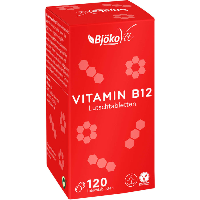 BjökoVit Vitamin B12 Methylcobalamin 1000 µg Lutschtabletten, 120 St. Schmelztabletten