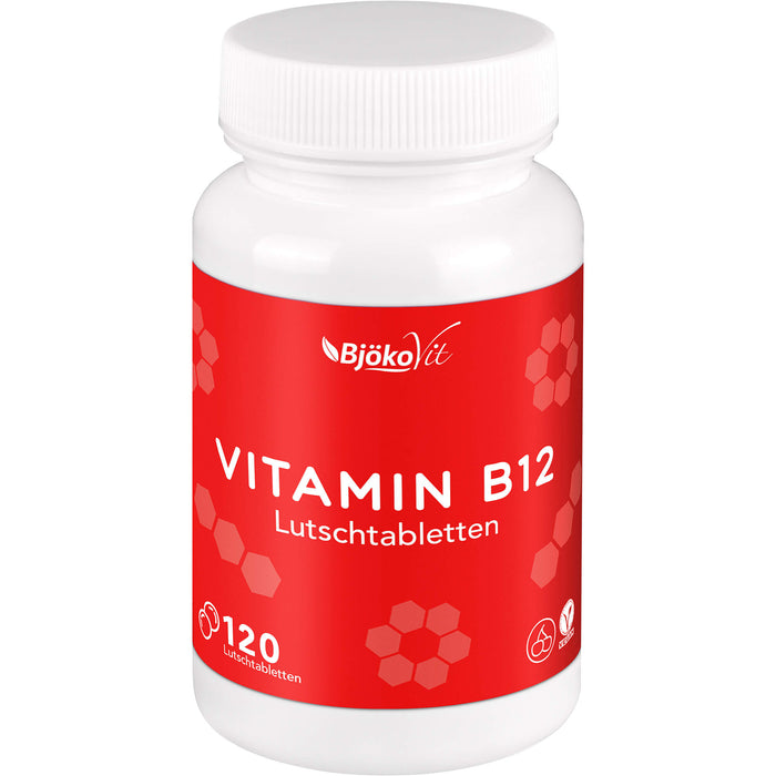 BjökoVit Vitamin B12 Methylcobalamin 1000 µg Lutschtabletten, 120 St. Schmelztabletten