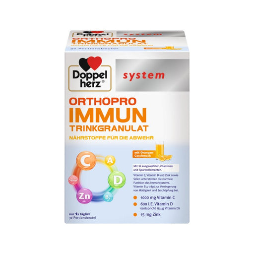 Doppelherz system Orthopro Immun Trinkgranulat mit Orangen-Geschmack, 30 St. Packung
