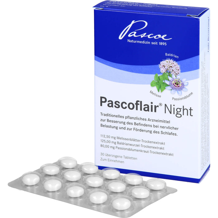 Pascoflair® Night, überzogene Tabletten, 30 St UTA