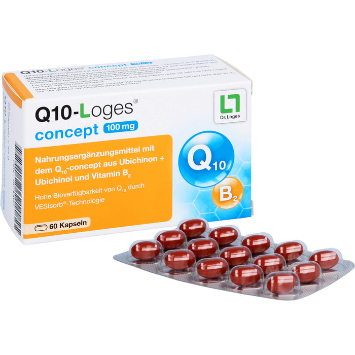Q10-Loges concept 100 mg Kapseln, 60 St. Kapseln