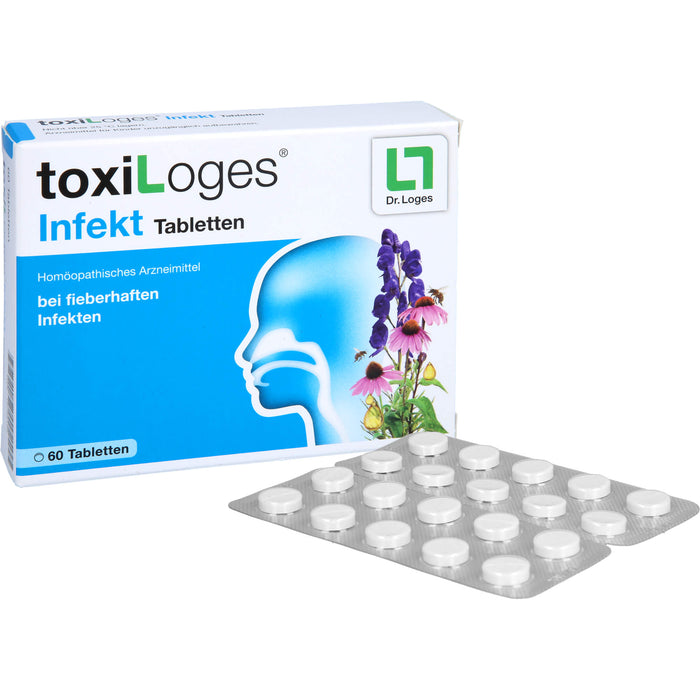 ToxiLoges Infekt Tabletten bei fieberhaften Infekten, 60 St. Tabletten