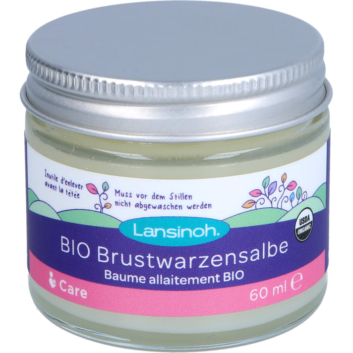 Lansinoh Bio Brustwarzensalbe, 60 ml Salbe