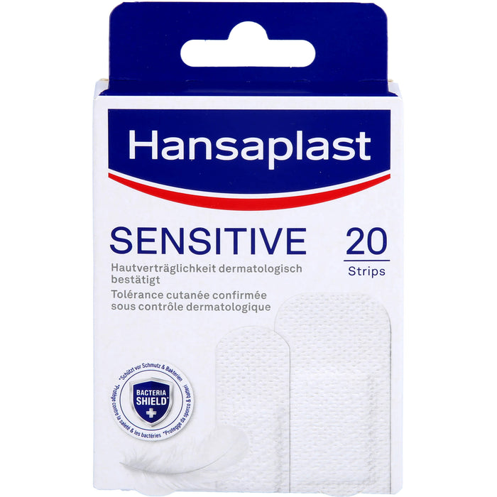 Hansaplast Sensitive Pflaster Hypoallergen 20 Str, 20 St. Pflaster