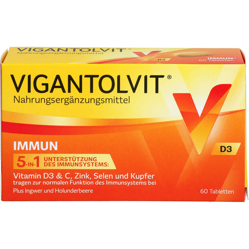 Vigantolvit Immun Tabletten zur Unterstützung des Immunsystems, 60 St. Tabletten